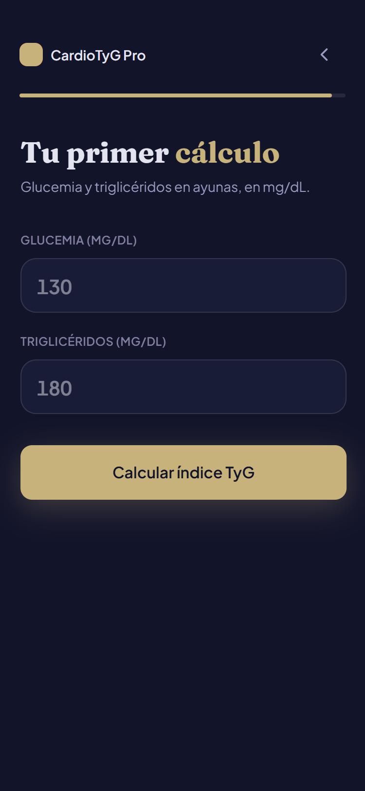 Metes tus datos en segundos